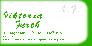 viktoria furth business card